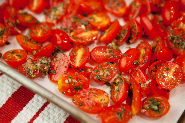 ハリバットのグリル　ローストトマト添えのレシピ